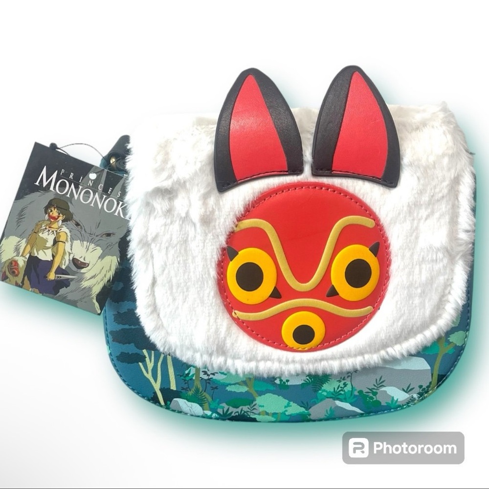 Studio Ghibli Princess Mononoke San Mask Crossbody Bag